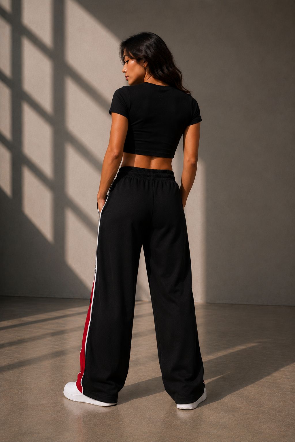 Mosajc Dual Zip Trackpants 260 Gsm French Terry Cotton-4