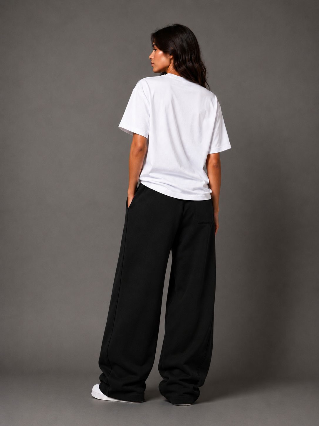 Mosajc Shadowline™ 300 GSM Heavyweight Baggy Trackpants – Premium Cotton Fleece-4