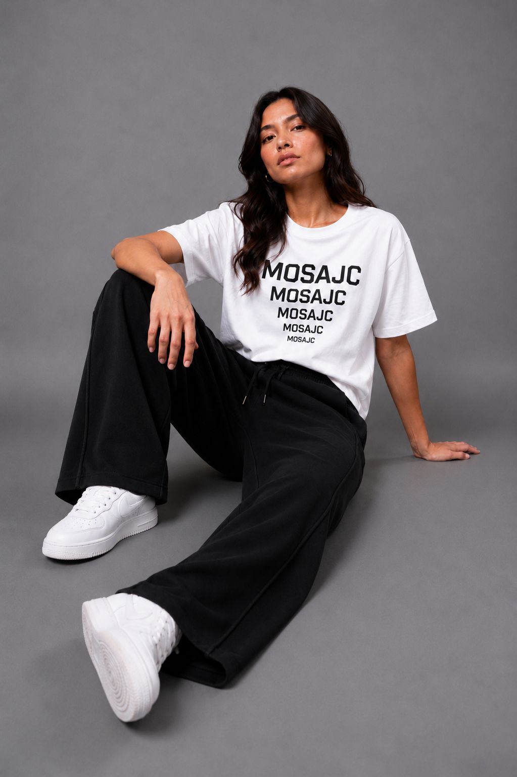 Mosajc Shadowline™ 300 GSM Heavyweight Baggy Trackpants – Premium Cotton Fleece