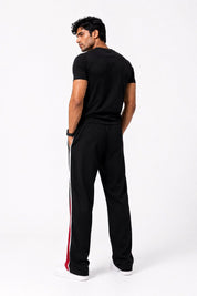 MOSAJC Inferno Dual-Zip Track Pants – 260 GSM French Terry Cotton Wide Fit