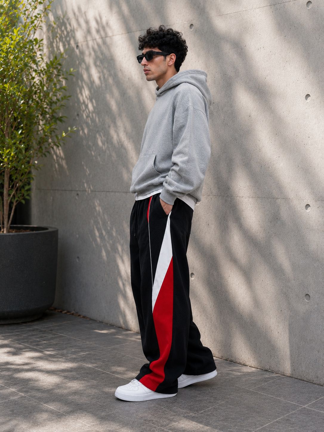 MOSAJC Apex Racer Trackpants – Heavyweight Cotton Fleece 280 Gsm-3
