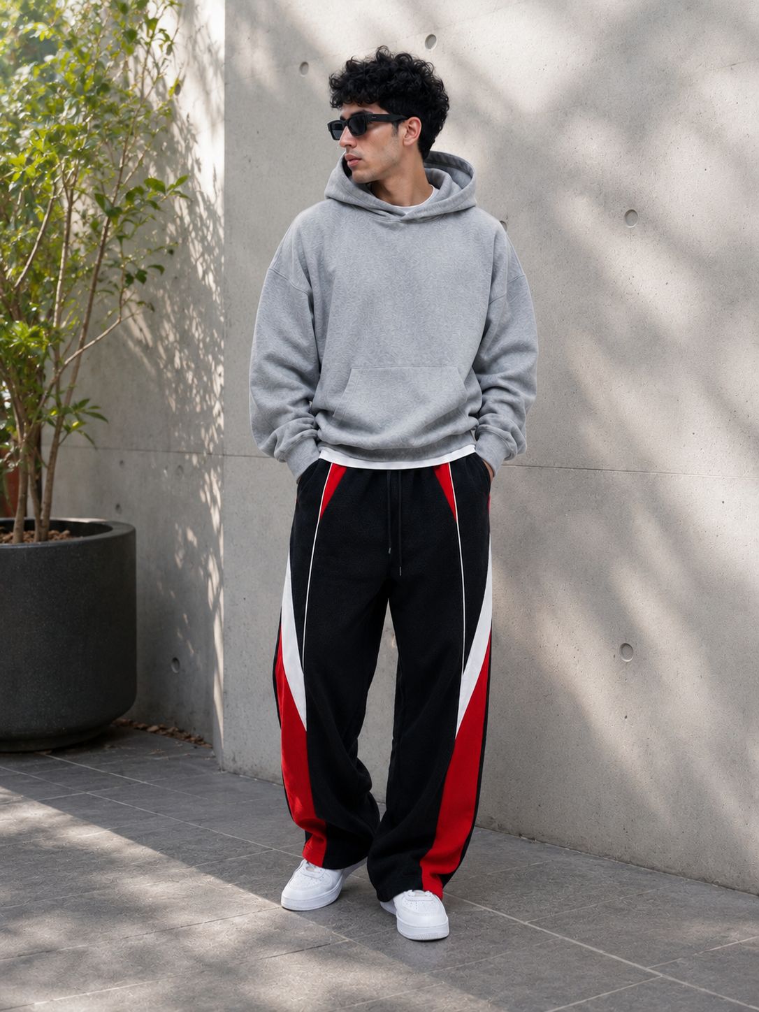 MOSAJC Apex Racer Trackpants – Heavyweight Cotton Fleece 280 Gsm-1