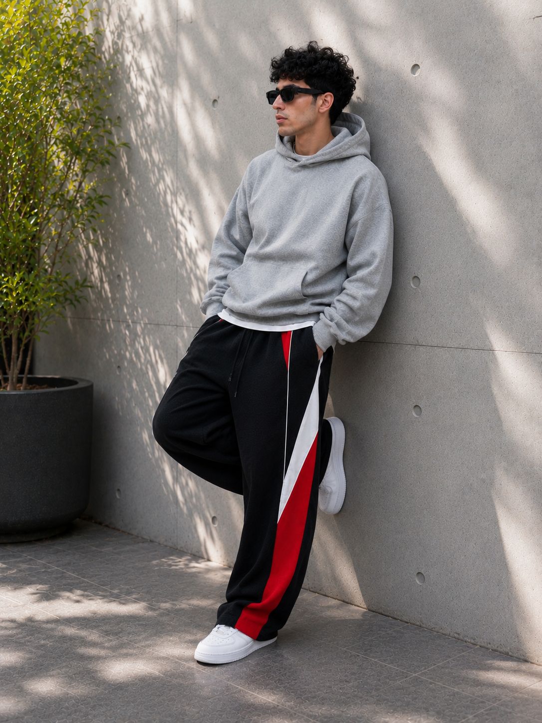 MOSAJC Apex Racer Trackpants – Heavyweight Cotton Fleece 280 Gsm-2