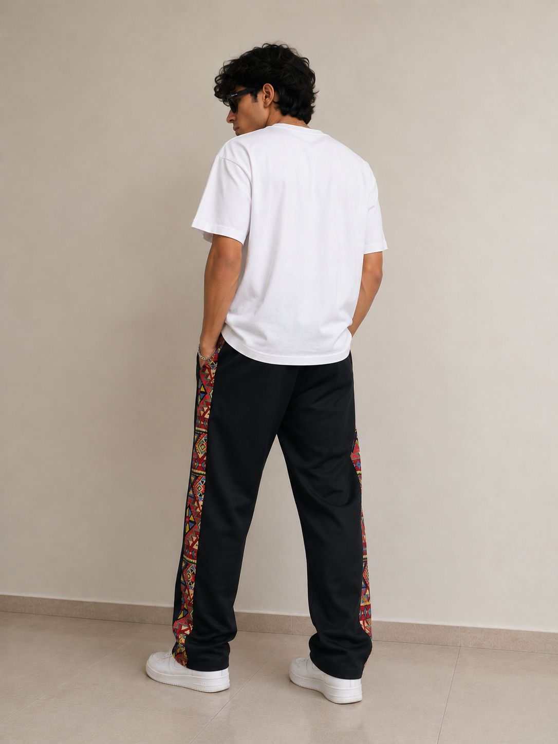 MOSAJC Nomad Stripe Trackpants – 260 GSM Premium Cotton-7