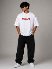 MOSAJC Hotter Than You Oversized T-Shirt – White