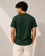 Forest Green Cotton T-Shirt