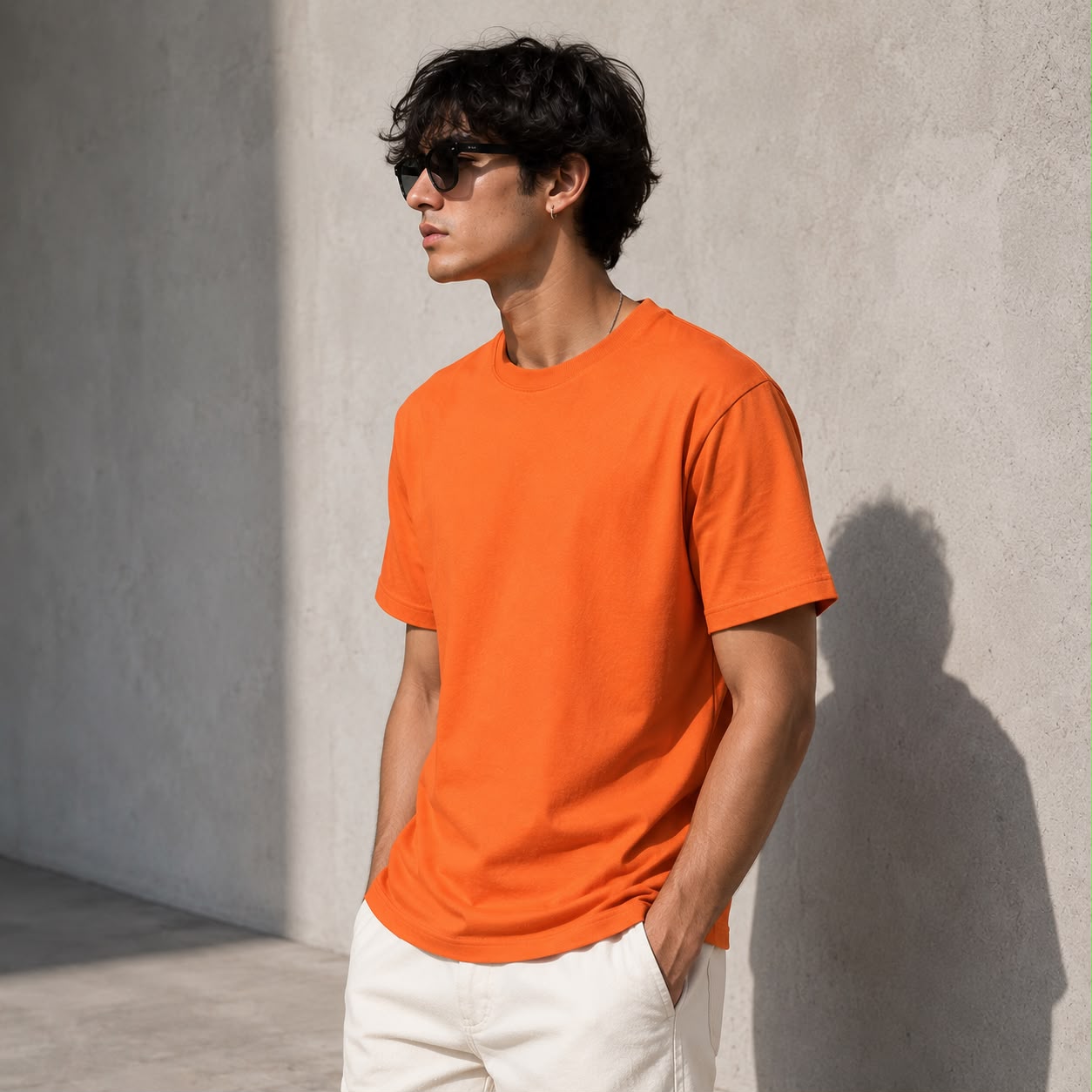 Citrus Blaze Regular Fit T-Shirt | 180 GSM Premium Cotton