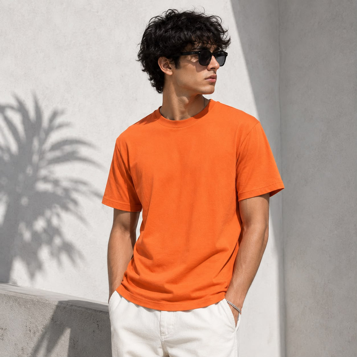 Citrus Blaze Regular Fit T-Shirt | 180 GSM Premium Cotton