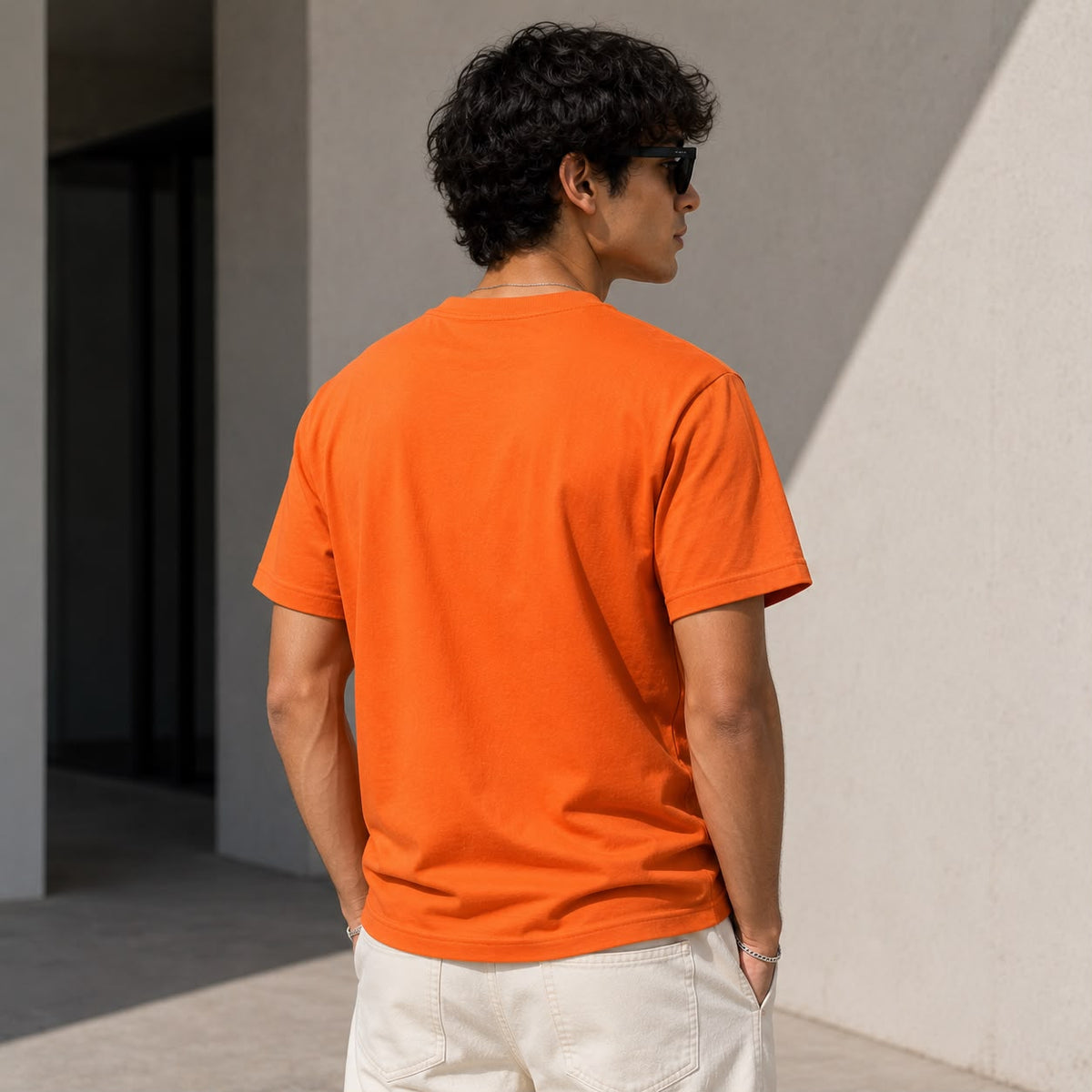 Citrus Blaze Regular Fit T-Shirt | 180 GSM Premium Cotton-4