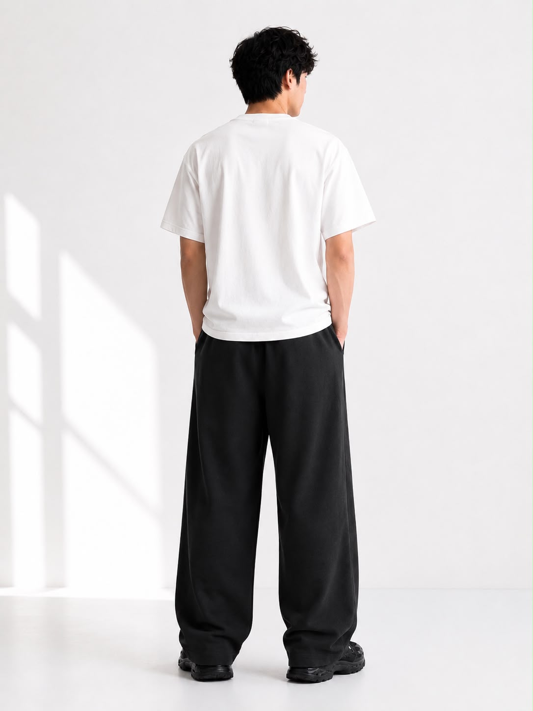 MOSAJC Neo Drift Wide Leg Track Pants – Black-5