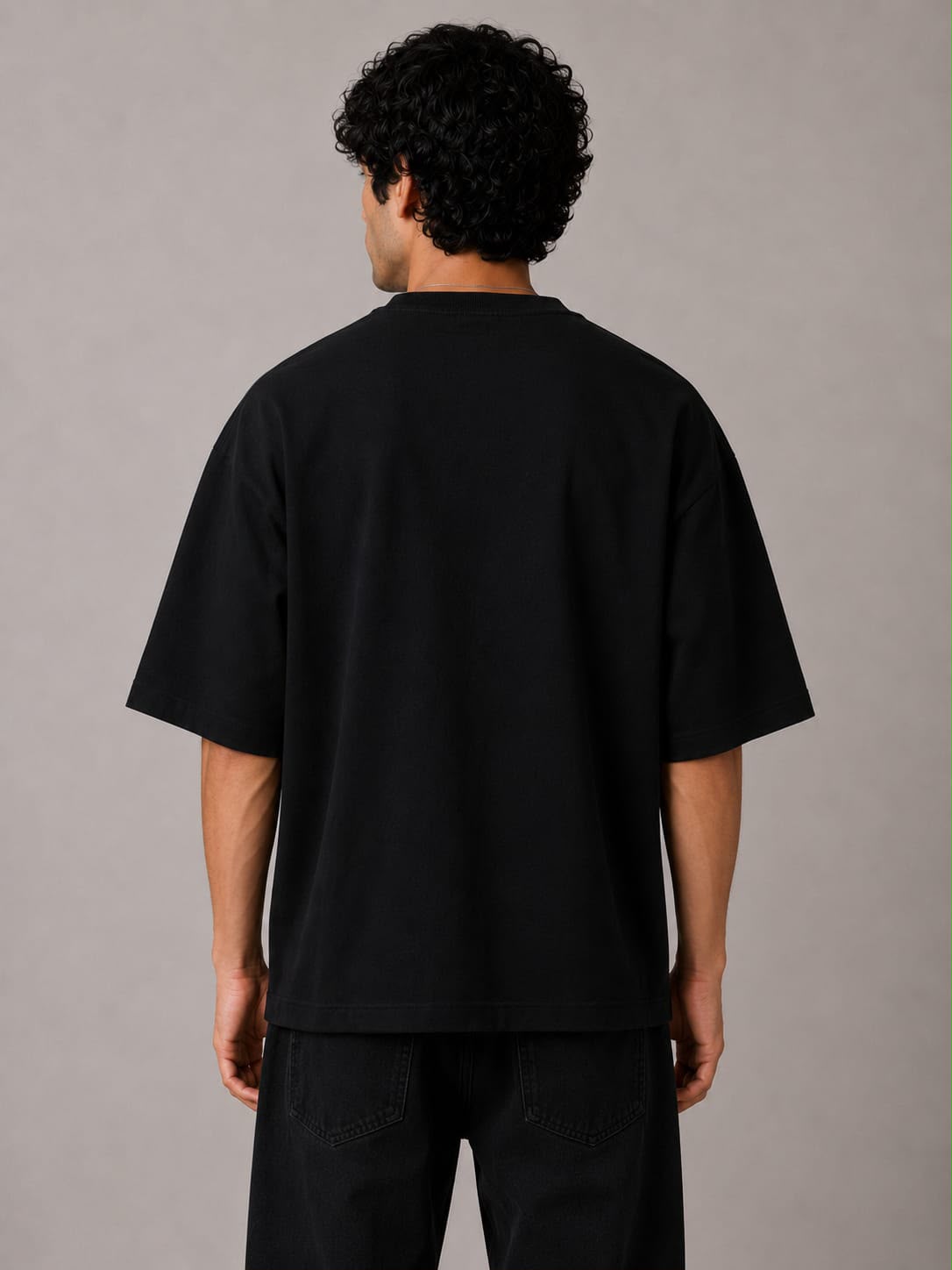 MOSAJC Neon Circuit Oversized T-Shirt- Black-3
