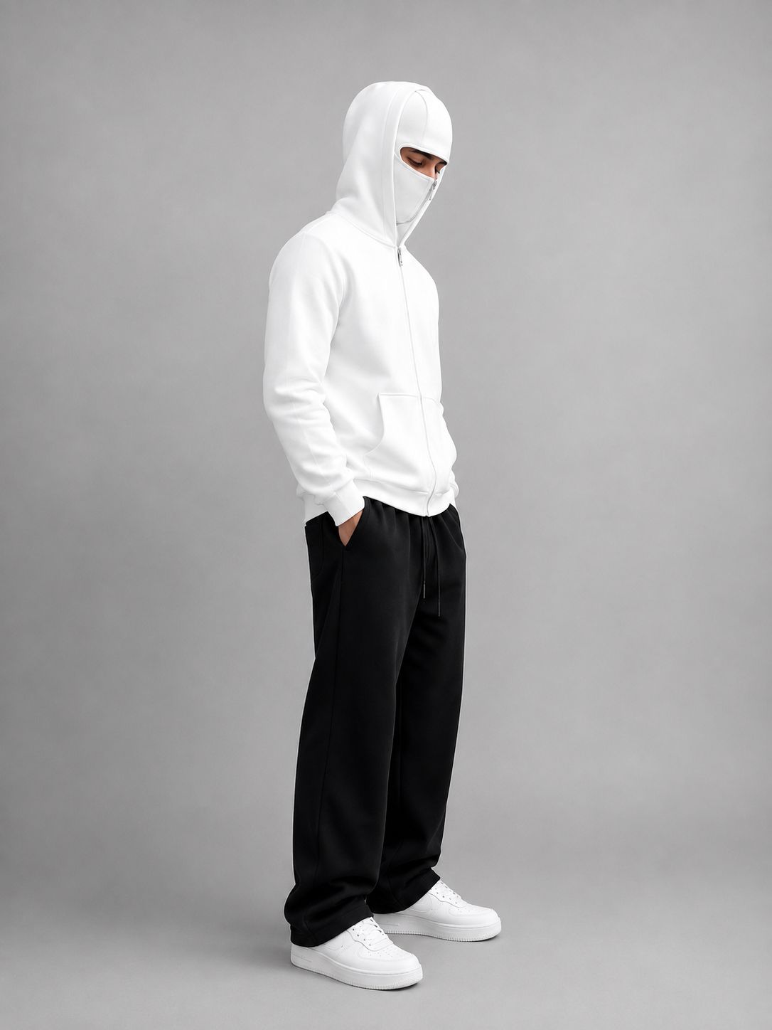 Frostcore Balaclava Zip Hoodie - White-4