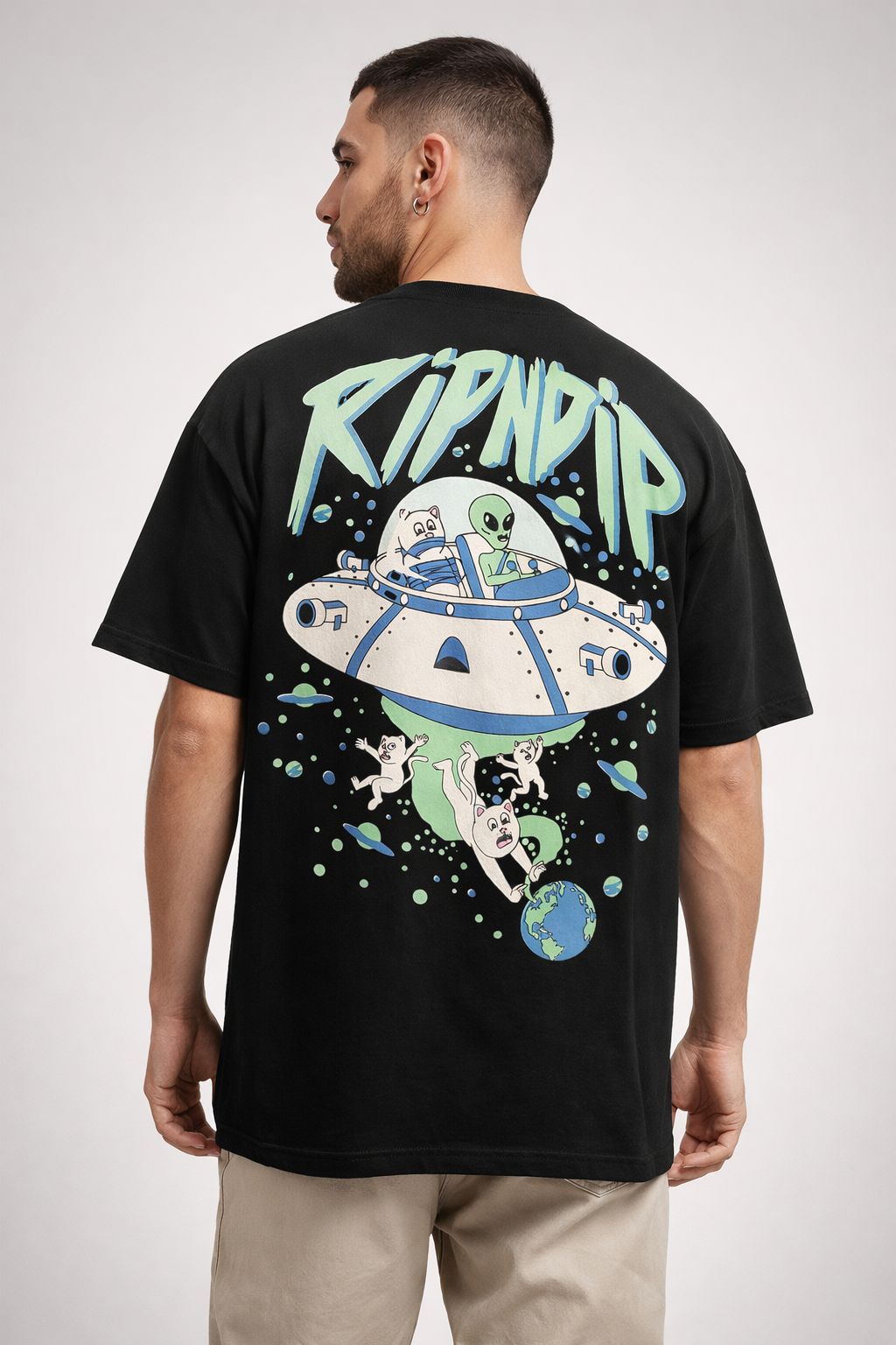 RIP N Dip Alien Abduction Oversized T-Shirt