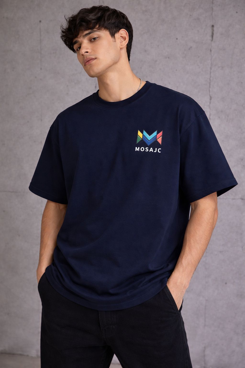 Good Vibes Oversized Graphic T-Shirt-3