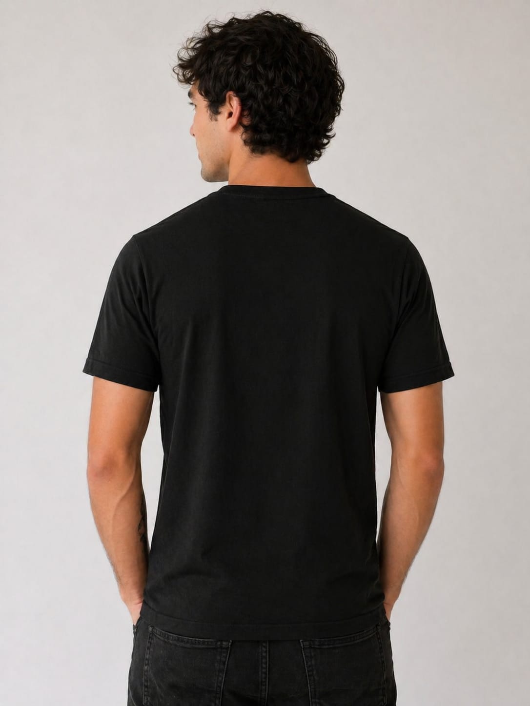 4:20 Somewhere Graphic T-Shirt – Regular Fit | Black 180 GSM-3