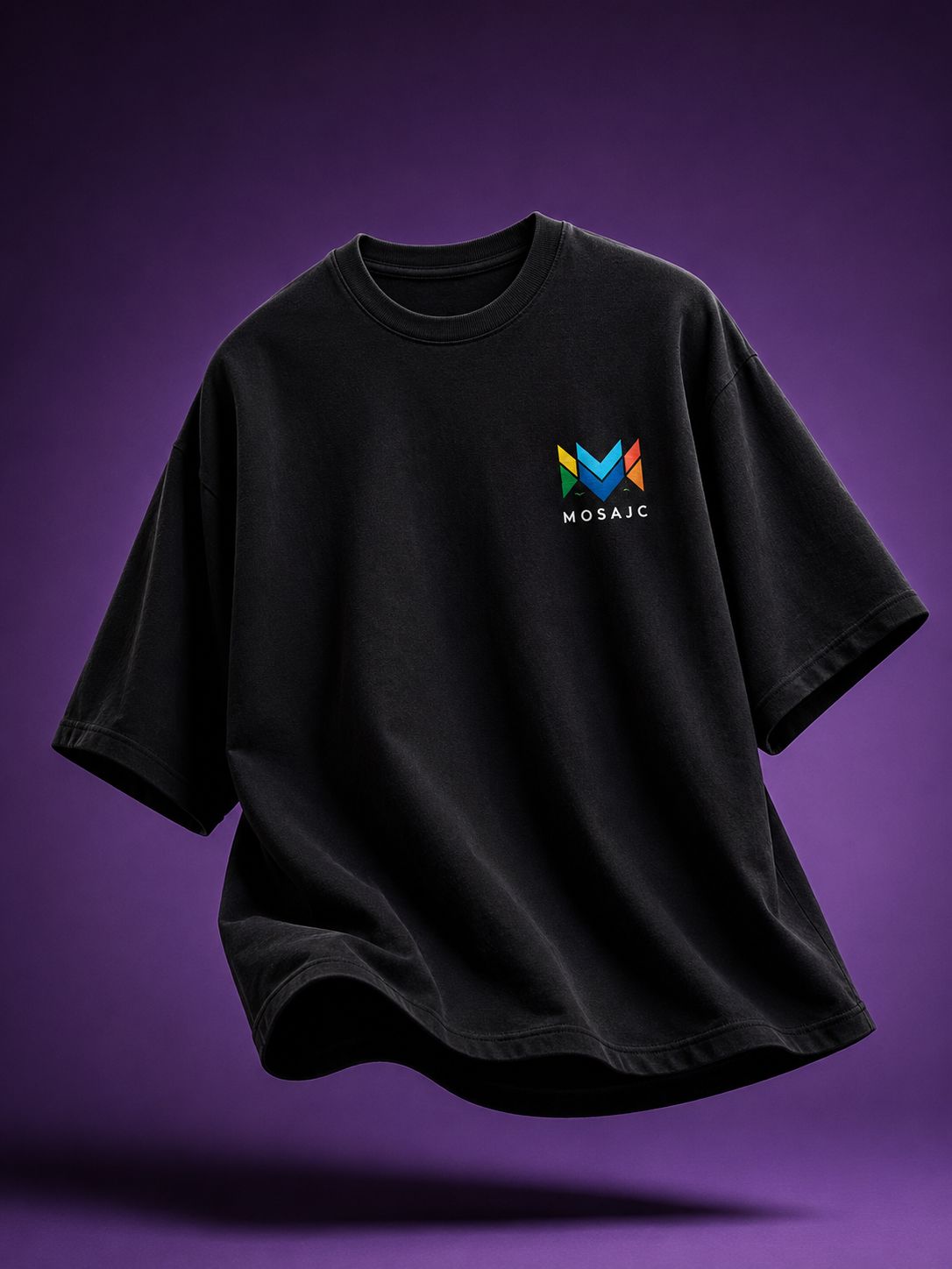Yolo Back Graphic Oversized T-Shirt – Black |