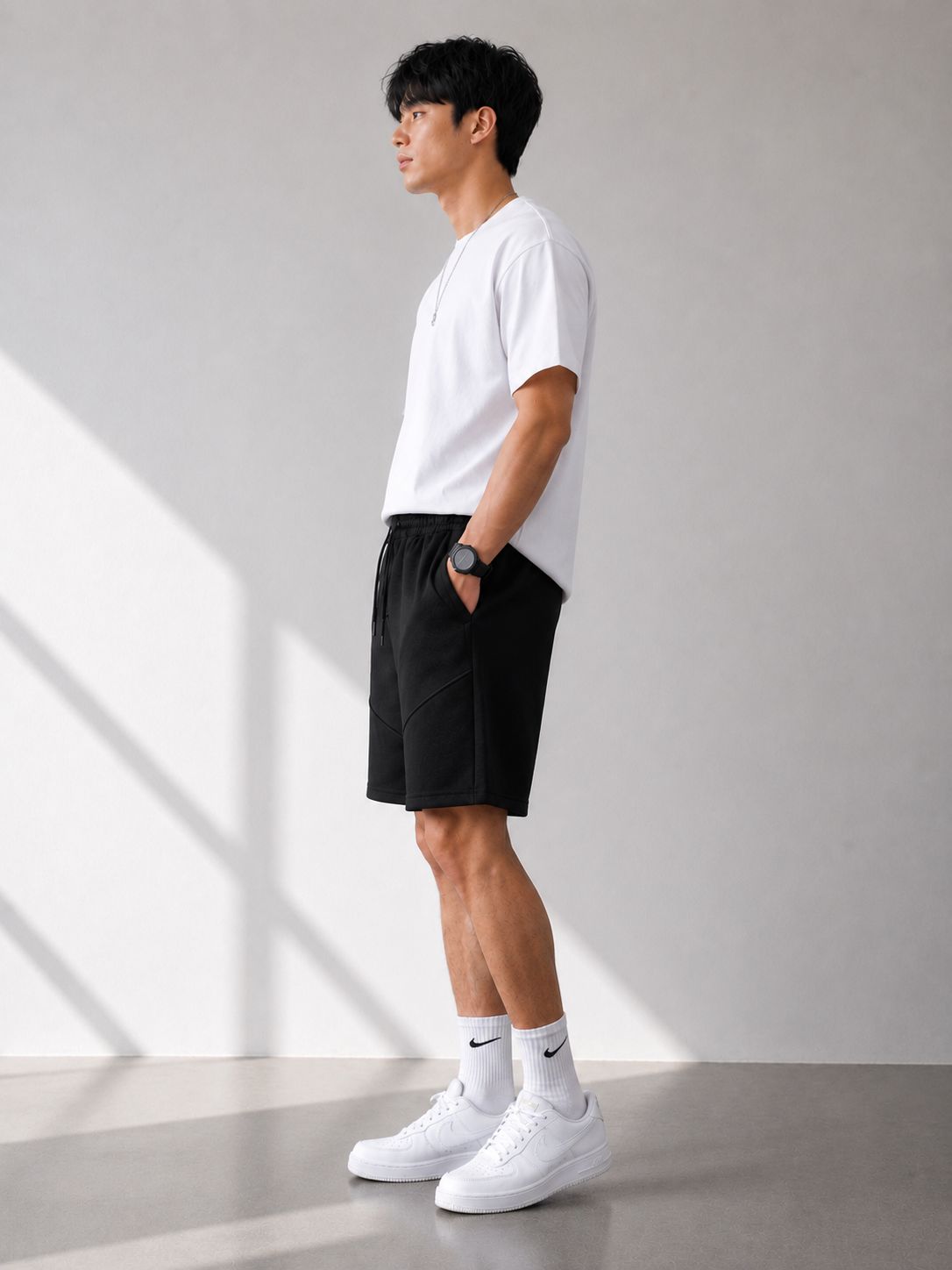 ShadowLine 260 GSM French Terry Cotton Shorts-3