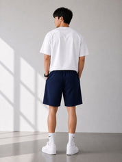 MOSAJC Midnight Vector Shorts ( Navy Blue )