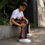 MOSAJC Nomad Stripe Trackpants – 260 GSM Premium Cotton