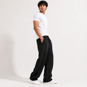 300 Gsm  Gravity Heavyweight Trackpants (Black)