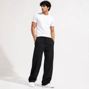 300 Gsm  Gravity Heavyweight Trackpants (Black)
