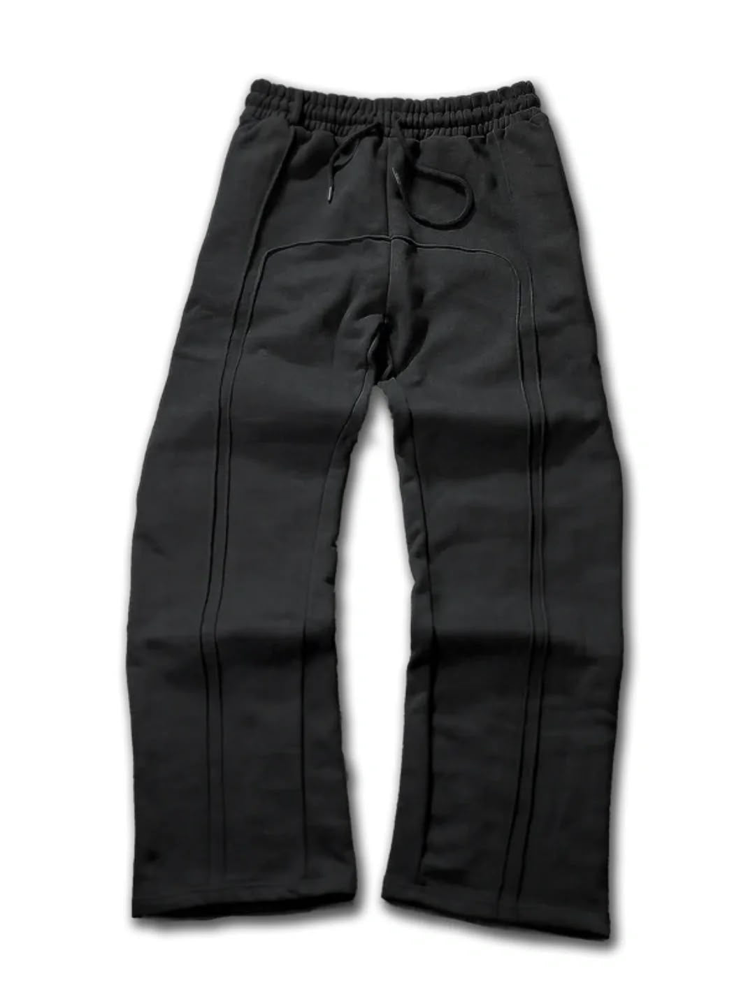 Mosajc  Neo Drift Baggy Trackpants - ( Black)-2