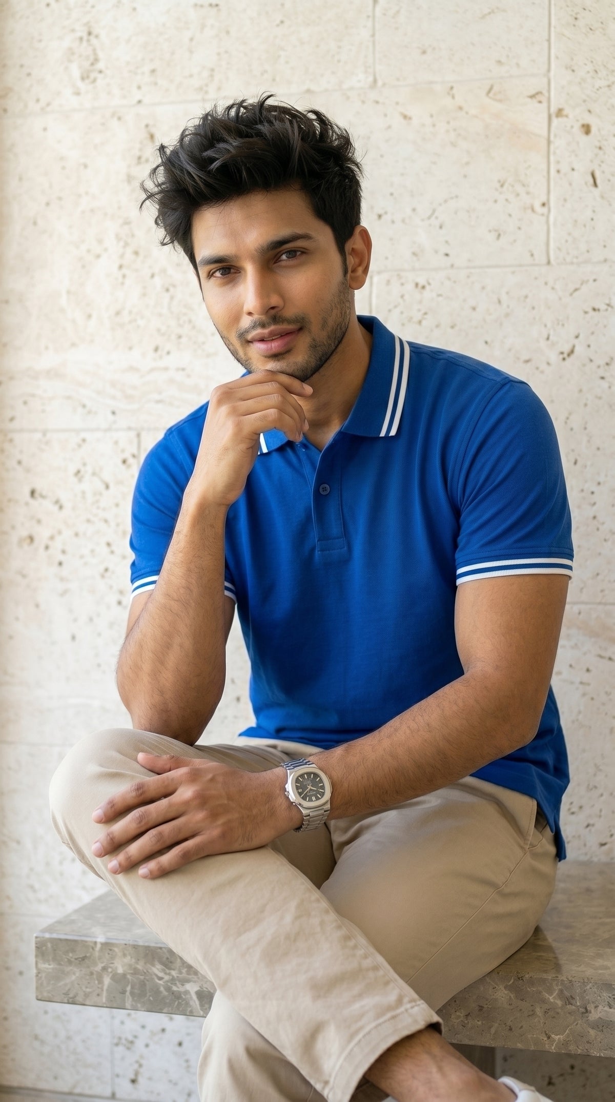 Classic Tipped Polo T-Shirt-9