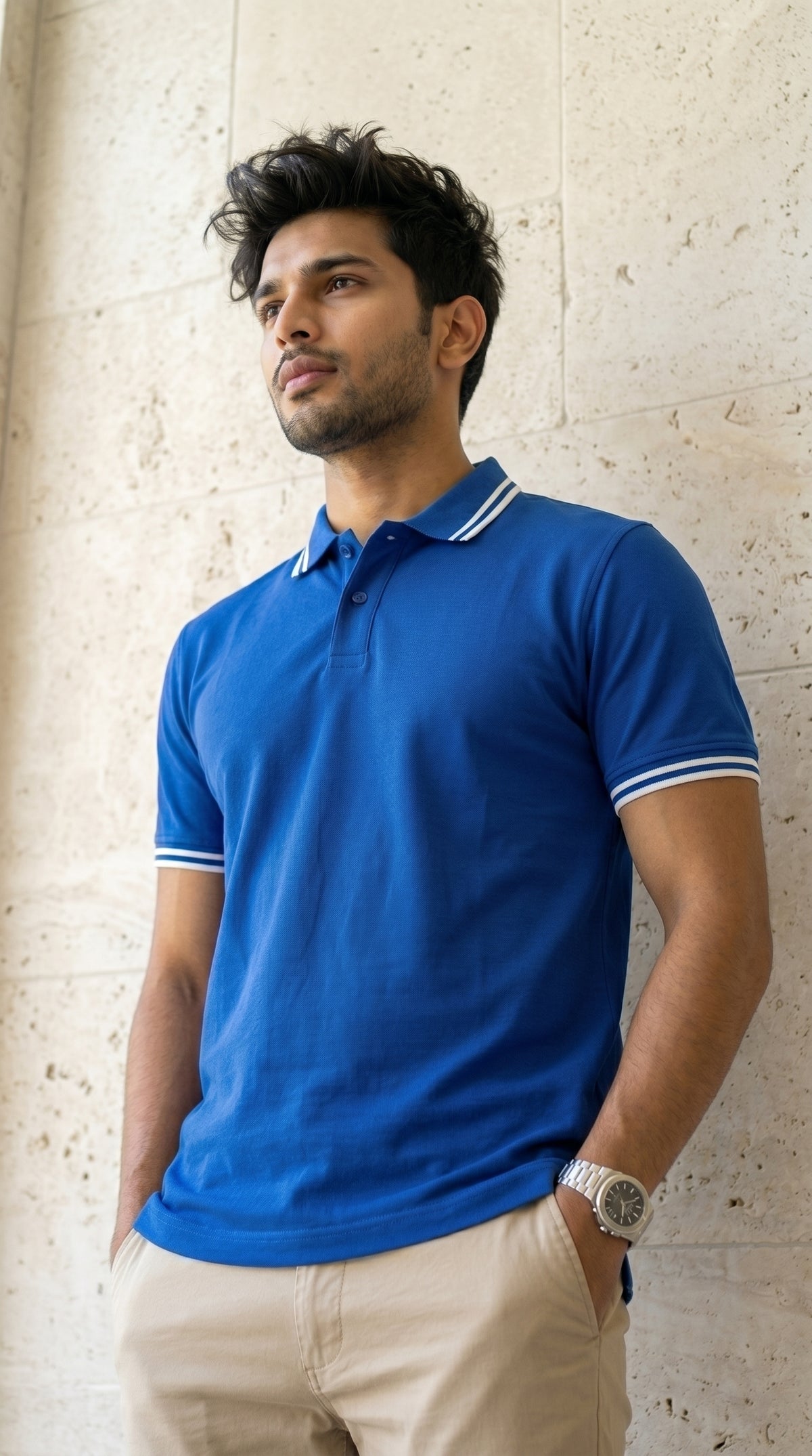 Classic Tipped Polo T-Shirt-4