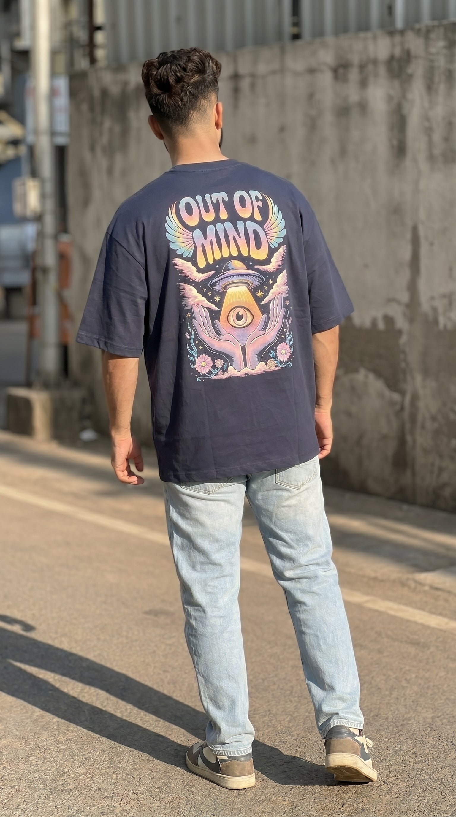 Out of Mind Oversized Graphic T-Shirt
