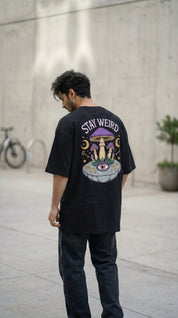 Stay Weird Oversized Graphic T-Shirt