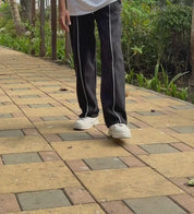 MOSAJC Axis Straight Fit Track Pants – Black